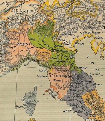 Cartina Nord Italia